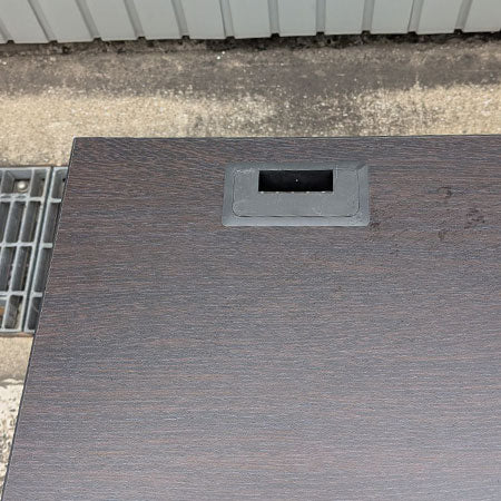 オフィスデスク OL-SDBK-1207-DB ステップライン 幅1200✕奥行700✕高さ700㎜[DS-130]