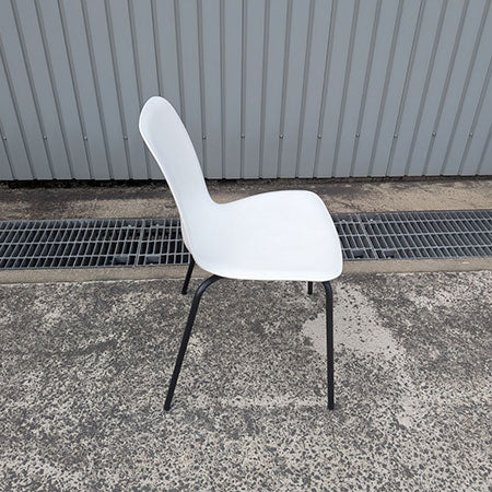 ミーティングチェア IKEA  ホワイト2脚セット[MC-248]
