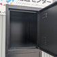 ロッカー 4人用 1列4段 ブラック 幅380✕奥行450✕高さ1850㎜[CB-122]