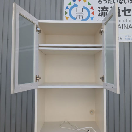 キッチンボード 幅600✕奥行400✕高さ1800㎜ ホワイト[CB-125]