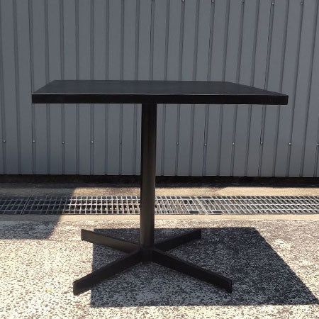 正方形カフェテーブル ブラック 幅800✕奥行800✕高さ730mm[MT-135