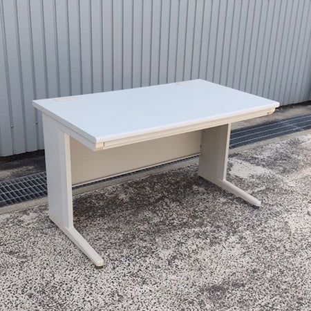 オフィスデスク 幅1200✕奥行700✕高さ700mm グレー [DS-097]