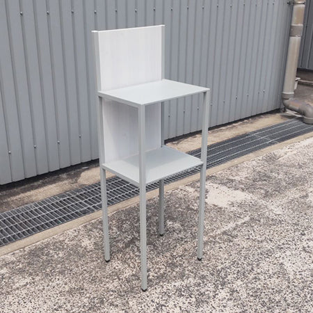 電話台 受付台 幅400✕奥行320✕高さ1160ｍｍ[MT-155]