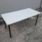 テーブル IKEA 幅1500✕奥行750✕高さ703㎜ 天板ホワイト✕脚ブラック[MT-227]