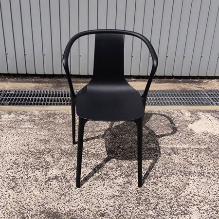 スタッキングチェア Vitra ベルヴィル アームチェア ブラック[MC-198]