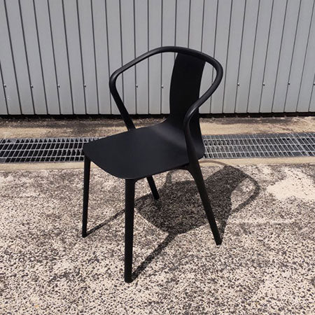 スタッキングチェア Vitra ベルヴィル アームチェア ブラック[MC-198