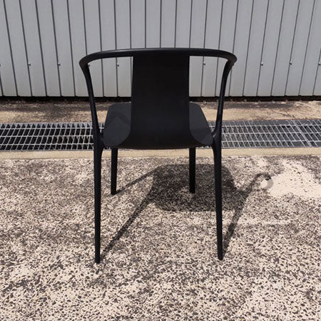 スタッキングチェア Vitra ベルヴィル アームチェア ブラック[MC-198]