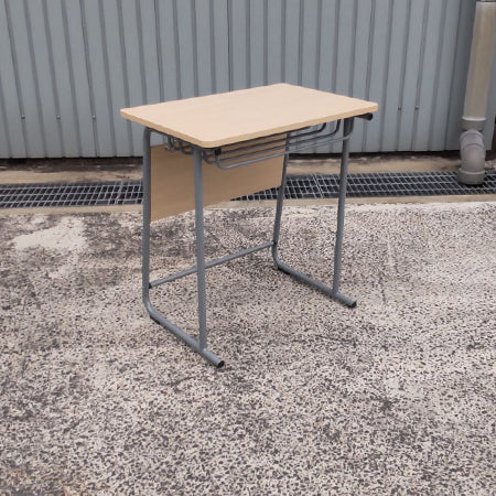 学習机 棚付き スクールデスク 幅650✕奥行450✕高さ700mm ナチュラル[DS-108]