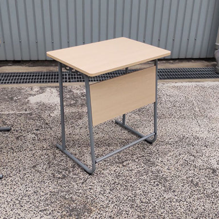 学習机 棚付き スクールデスク 幅650✕奥行450✕高さ700mm ナチュラル[DS-108]