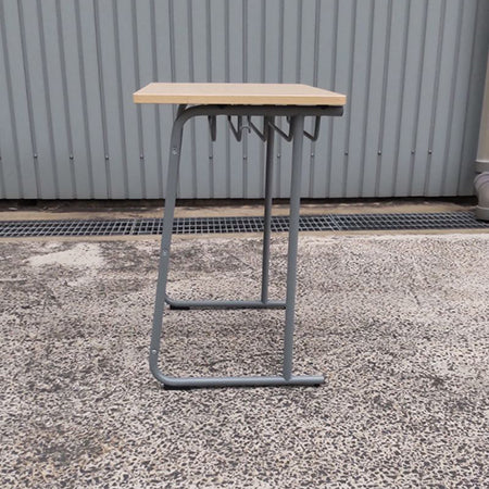 学習机 棚付き スクールデスク 幅650✕奥行450✕高さ700mm ナチュラル[DS-108]