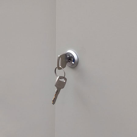 キャビネット 引き違い グレー SS-403RS 幅1212✕奥行400✕高さ880mm[CB-099]