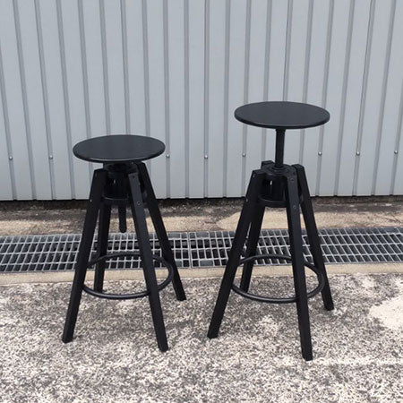 カウンターチェア ドリトルチェア 高さ900-1100mm 2点セット [MC-210]