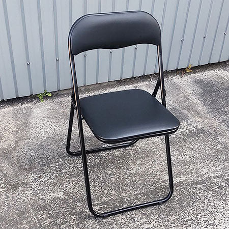 パイプ椅子 パイプイス ブラック 4脚セット [MC-209]