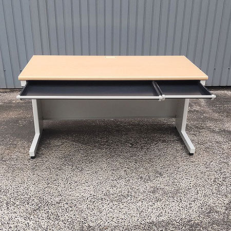 デスク スチールOAデスク プラス フラットライン 幅1400✕奥行700✕高さ700mm[DS-111]