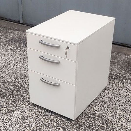 ワゴン スチール3段デスクワゴン ナイキ 幅400✕奥行580✕高さ610㎜ [WG-038]