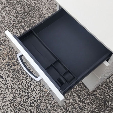 ワゴン スチール3段デスクワゴン ナイキ 幅400✕奥行580✕高さ610㎜ [WG-038]