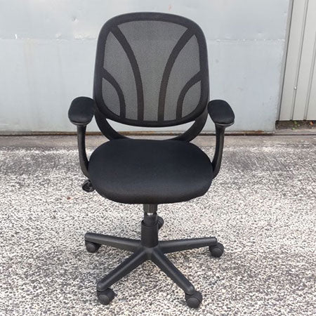 オフィスチェア 肘付き オルテ OT-005 ブラック[OC-306]