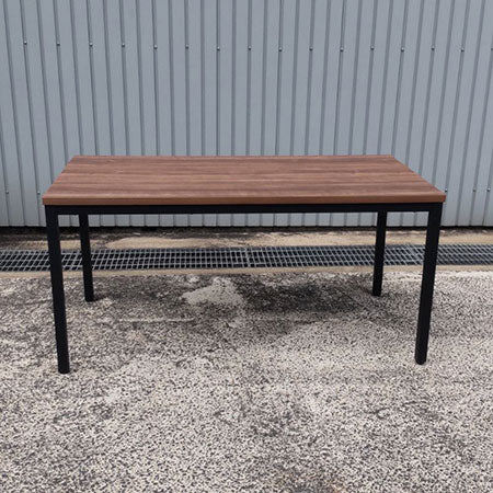 ミーティングテーブル ニトリ 幅1500✕奥行750✕高さ720mm ウォルナット[MT-181]