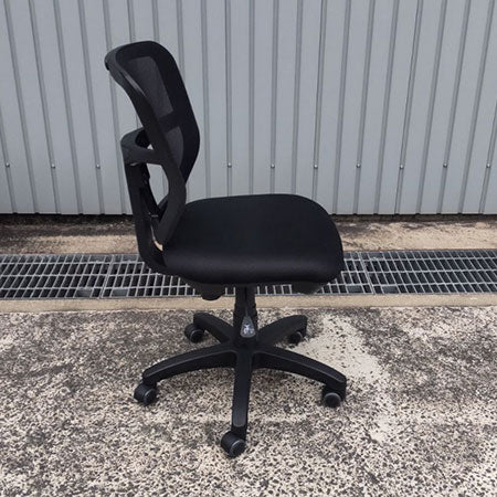 オフィスチェア メッシュ FRENZ CF-2M 肘無し ブラック[OC-310]