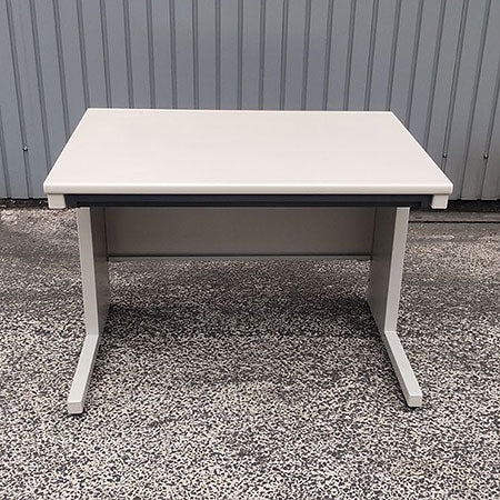 オフィスデスク KOKUYO 幅1000✕奥行700✕高さ700mm グレー 引き出し1枚[DS-115]