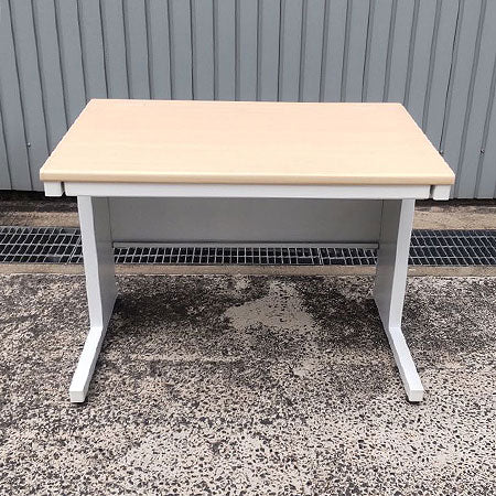 オフィスデスク KOKUYO 幅1000✕奥行700✕高さ700mm ナチュラル 引き出し1枚[DS-117]