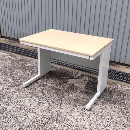 オフィスデスク KOKUYO 幅1000✕奥行700✕高さ700mm ナチュラル 引き出し1枚[DS-117]