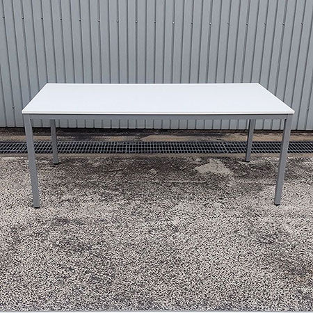 ミーティングテーブル 天板ホワイト✕脚グレー 幅1800✕奥行900✕高さ720ｍｍ[MT-189]