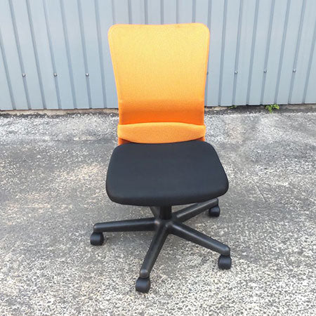 ワークチェア チャットチェア メッシュ  オレンジ[OC-325]