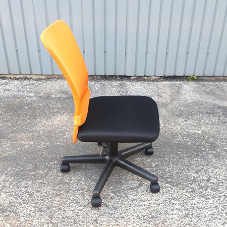 ワークチェア チャットチェア メッシュ  オレンジ[OC-325]