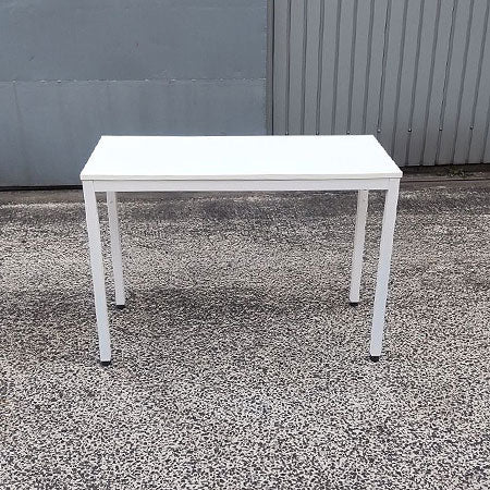 オフィスデスク PLUS ワーキングテーブル 幅1000✕奥行450✕高さ700mm ホワイト[DS-120]