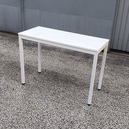 オフィスデスク PLUS ワーキングテーブル 幅1000✕奥行450✕高さ700mm ホワイト[DS-120]