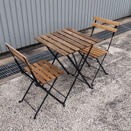 屋外用テーブル＆チェア2脚セット IKEA テルノー[MT-192]