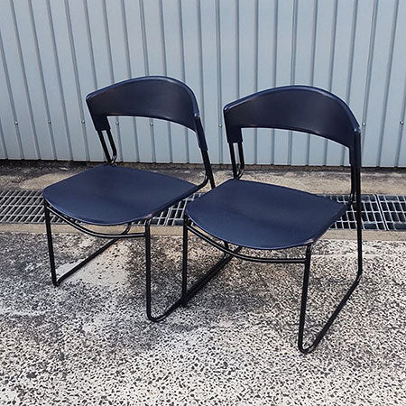 スタッキングチェア スチールケース assisa ブルー[MC-229]