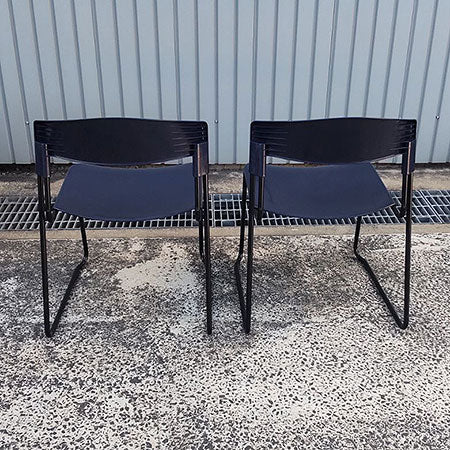 スタッキングチェア スチールケース assisa ブルー[MC-229]