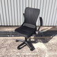 ワークチェア チャットチェア 跳ね上げ肘 ブラック[OC-350]