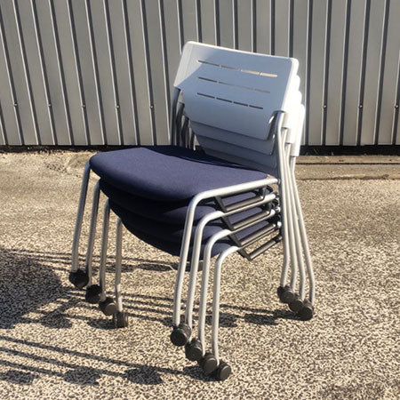 ミーティングチェア ITOKI KLC-955 Eleck SC ブルー[MC-235]