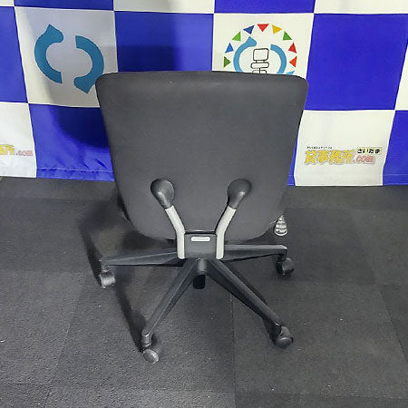 【中古0円無料】オフィスチェア プラス ネクシス 肘無し ブラック [OC-127]