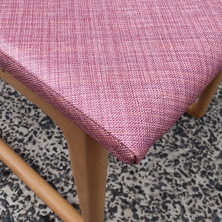 ミーティングチェア ピンク クオン・オーツー 2脚セット [MC-208]