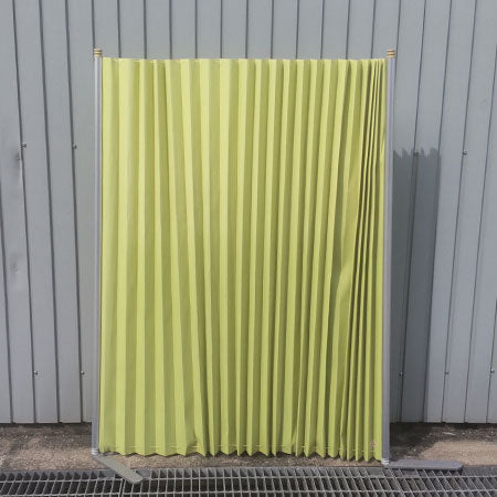 ローパーティション 蛇腹パーテション 高さ1800mm トヨタプロダクツ グリーン[PA-032]