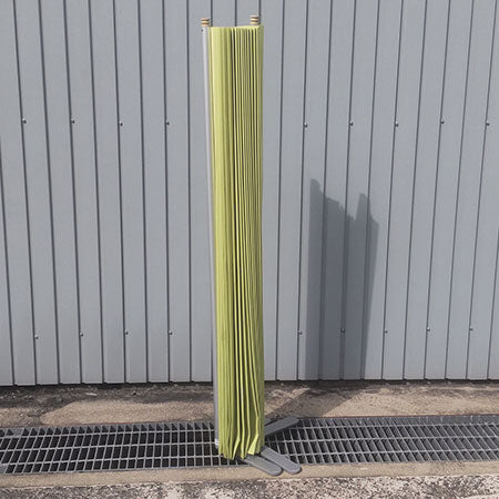 ローパーティション 蛇腹パーテション 高さ1800mm トヨタプロダクツ グリーン[PA-032]