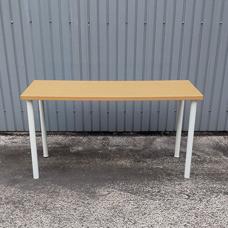 テーブル ライトブラウン 幅1400✕奥行590✕高さ720mm[MT-174]