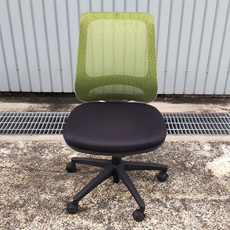 オフィスチェア GS210 グリーン 肘無し[OC-314]