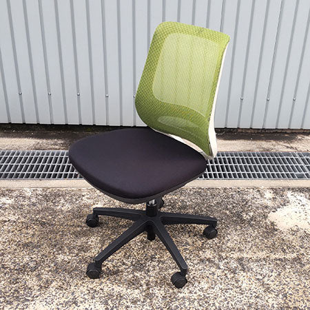 オフィスチェア GS210 グリーン 肘無し[OC-314]