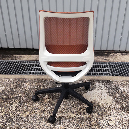 オフィスチェア GS210 オレンジ 肘無し[OC-313]