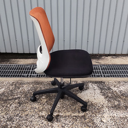 オフィスチェア GS210 オレンジ 肘無し[OC-313]