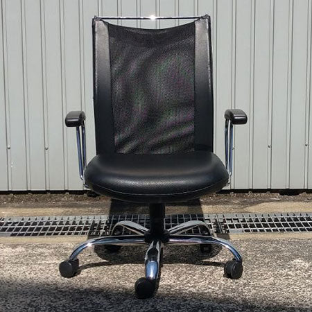 オフィスチェア シグマAPOシステム MFD-600BK 肘付き ブラック リペア品[OC-285]