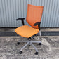 オフィスチェア okamura バロンチェア ハイバック アジャスト肘付き オレンジ[OC-333]
