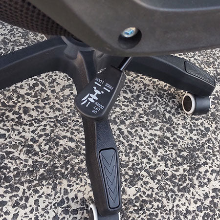 ゲーミングチェア フットレスト付き ブラック[OC-339]