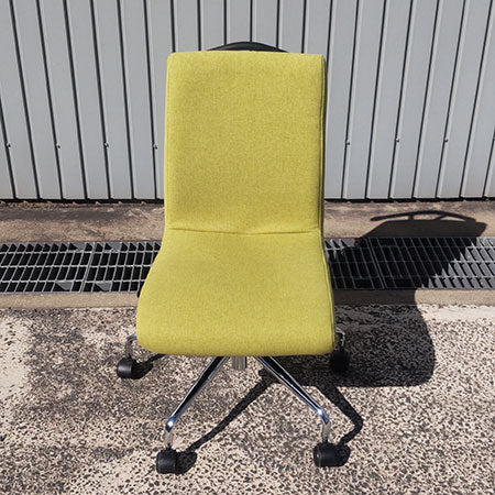 オフィスチェア ハンガー付き ニトリ W-3904-1 GR グリーン[OC-353]