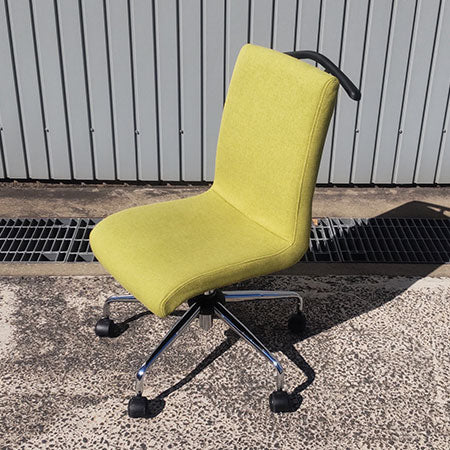 オフィスチェア ハンガー付き ニトリ W-3904-1 GR グリーン[OC-353]